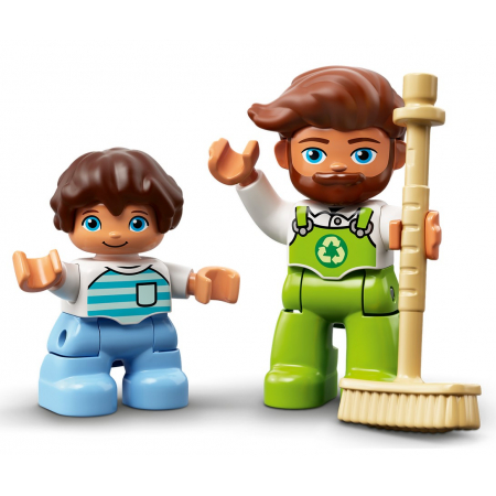 Lego Duplo 10945 Śmieciarka i recykling klocki 2+